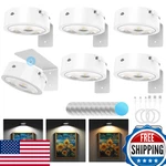 Narotood 6-PACK Rechargeable Wireless Wall Mounted Picture Lights, 3 Modes, Remo New. Price: $53.44.