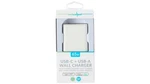 Techcellent 65W Usb-c/usb-a 2-PORT Wall Charger Power Delivery Fast White Used. Price: $25.00.