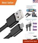 Extra Long 10FT Usb To Micro Cable High-speed Charging & Sync Technology New. Price: $10.99.