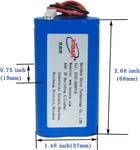7.4V 2600MAH-22.2WH Rechargeable Li-ion Battery Vidar Real Capacity Super Dura New. Price: $29.99.