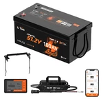 Litime 48V 100AH Smart Golf Cart LIFEPO4 Lithium Battery Charger Monitor Set New. Price: $999.99.