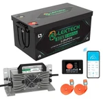 36V 100AH LIFEPO4 Lithium Battery + 15A Charger For Golf Cart Rv Marine Off-grid New. Price: $629.99.