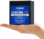 Dc House 12V 6AH Mini Lithium LIFEPO4 Deep Battery, 4000+ Cycles New. Price: $33.43.