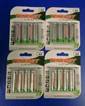 16 Pcs Tenergy Aa 3.2V 400MAH Rechargeable Batteries Solar Light General Purpose New. Price: $19.95.
