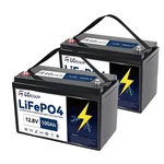 Pack 12V 100AH LIFEPO4 Lithium Battery For Rv Marine Solar System Bms New. Price: $318.99.