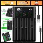 Imren 18650 Battery CHARGER,21700 For 3.7V 14500 10400 18500 183 New. Price: $36.89.