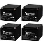 12-VOLT 26AH Sla Replacement Battery For Csb 4 Pack New. Price: $246.39.