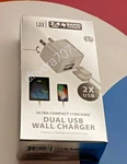 Lax 2.4 Amp Rapid Compact Dual Usb Wall Chargers New. Price: $8.00.