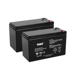 Casil 12 Volt 9AMP Sla/agm Battery With F2 Terminals 2PK New. Price: $47.99.