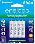 Panasonic Eneloop Pack Aaa 800MAH BK-4MCCA8BA Ni-mh Rechargeable Batteries New. Price: $25.09.