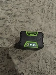 Rebuilt Greenworks 80V 4AH Battery New. Price: $150.00.