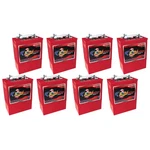 8PC Battery USL16HC-XC2 Group 903 6V Deep Cycle Flooded Lead Acid New. Price: $3990.60.