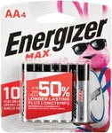 Energizer Max Batteries (10 Pack), Double Alkaline New. Price: $8.77.
