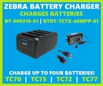 Zebra SAC-TC7X-4BTYC1-01 4-BAY Battery Charger TC70 TC75 TC72 TC77 Scanners! Seller. Price: $64.95.