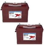 2PC Trojan Motive 30XHS 12V 130AH Marine Rv Deep Cycle Battery Group New. Price: $751.00.