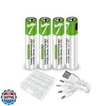 Lankoo 4PCS Aaa Battery Batteries, Usb/type-c Rechargeabl New. Price: $27.99.
