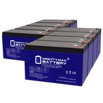 Mighty Max 12V 9AH Gel F2 Battery Compatible With Vision CP1290A - 8 Pack New. Price: $179.99.