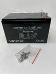 Upg UB12120 Universal Non-spillable Sealed Lead-acid Battery, 12V, 12AH, Agm New. Price: $21.00.