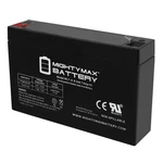 Mighty Max ML7-6 6V 7AH Rechargeable Sla Agm Battery, Compact F1 Terminals New. Price: $31.99.