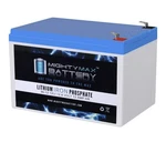 Mighty Max ML12-12LI 12V 12AH LIFEPO4 Deep Cycle Lithium Rechargeable Battery Open. Price: $48.00.