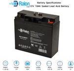 Raion Power 12V 18AH Sla Wheelchair Battery For Merits Pioneer S246 Deluxe New. Price: $49.99.