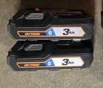 Ridgid 3AH Octane Batteries (2) R840088 Used. Price: $89.99.