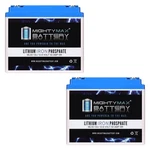 Mighty Max 12V, 50AH, Lithium, Replaces Merits Health SP43 Pioneer - Pack New. Price: $249.99.