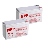 NP12-9AH (F2 2PCS) 12V Rechargeable Sealed Lead Acid Apc Ups Battery New. Price: $49.95.
