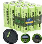 Henreepow Ni-mh Aa Rechargeable Batteries, Double High Capacity 1.2V Pre-charg New. Price: $16.43.