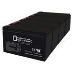 Mighty Max 12V 7AH F2 Replacement Battery For DURA12-7F 4 Pack New. Price: $69.99.
