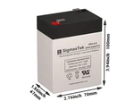 Sigmastek 6V 4.5AH Battery Replacement For ML4-6 New. Price: $12.55.