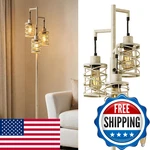 Oneach 70 Industrial Floor Lamp Stepless Dimmable Standing 3 Bulbs New. Price: $137.91.