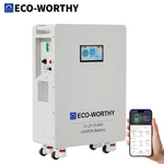 Eco-worthy 16.07KWH 48V 314AH LIFEPO4 Battery Vertical Standing Solar Backup Ups New. Price: $1999.99.