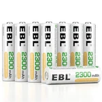 Ebl Pack Of 16 Aa Batteries Rechargeable Nimh 2300MAH Everyday Battery New. Price: $28.92.
