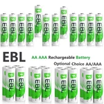 Ebl Double A, Triple Batteries Rechargeable 2800MAH 1100MAH Ni-mh + Box Lot New. Price: $10.59.