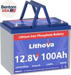 12V 100AH LIFEPO4 Battery, Built In Bms, Up To 15000 Deep Cycles, Rechargea New. Price: $270.57.