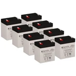Pack Of 8 X Sigmastek SP12-5 (T1) Sla Batteries 12V 5AH F1 Terminal New. Price: $96.99.