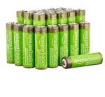 Amazon Basics 24-PACK Rechargeable Aa Nimh Count (pack Of 1), Green New. Price: $42.25.