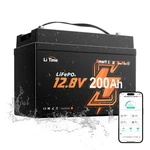 Litime 12V 200AH Mini LIFEPO4 Battery With Bluetooth Group 31+, 20000 D... New. Price: $1026.25.