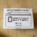 Mighty Max ML7-12 12V 7.2AH Sealed Lead Acid Sla Agm Rechargeable Battery New. Price: $19.99.