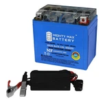 Mighty Max YTX5L-BS Gel Battery Replaces Casil PTX5L-BS + 12V 1AMP Charger New. Price: $44.99.