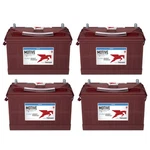 4PC Trojan Motive 30XHS 12V 130AH Marine Rv Deep Cycle Battery Group New. Price: $1490.00.