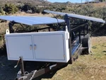 Dc Solar Trailer Mobile Generator SCT20 Upgraded W/ 31KWH Lithium Batteries Used. Price: $22950.00.