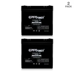Pack - Expertpower 12V 50AH 55AH Rechargeable Agm Sealed Lead Acid Battery New. Price: $230.99.