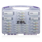 Ebl Purple Super Power Battery Include 12 Batteries 8 Aaa 2PCS C/d New. Price: $54.93.