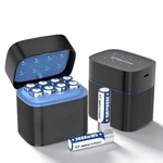 Maxfree Rechargeable Lithium Batteries Charger With 8-PACK Aa, Blue New. Price: $39.27.
