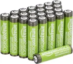 New Rechargeable Aaa High-capacity Batteries Nimh Amazon Basics 850 Mah 24 Pack.. Price: $25.13.