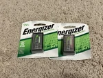 2 X Energizer Rechargeable 9V Batteries Power Nimh 175MAH Block PP3 New. Price: $17.50.