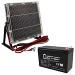 Mighty Max 12V 9AH Nb Sla Replaces Portable Dewalt DXGNR8000 + Solar Panel New. Price: $49.99.