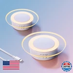 Artin-x 2PK Magnetic Motion Sensor Night Light Stick-on Base Cruise Rec New. Price: $48.07.